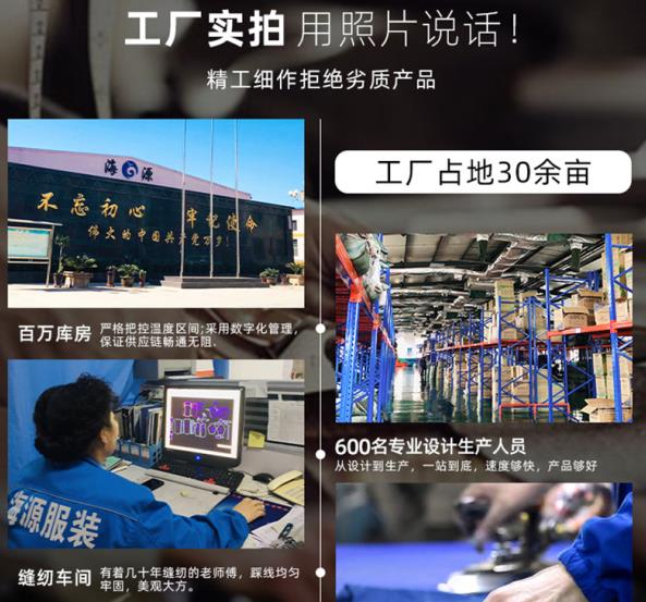 耐酸碱工装棉服